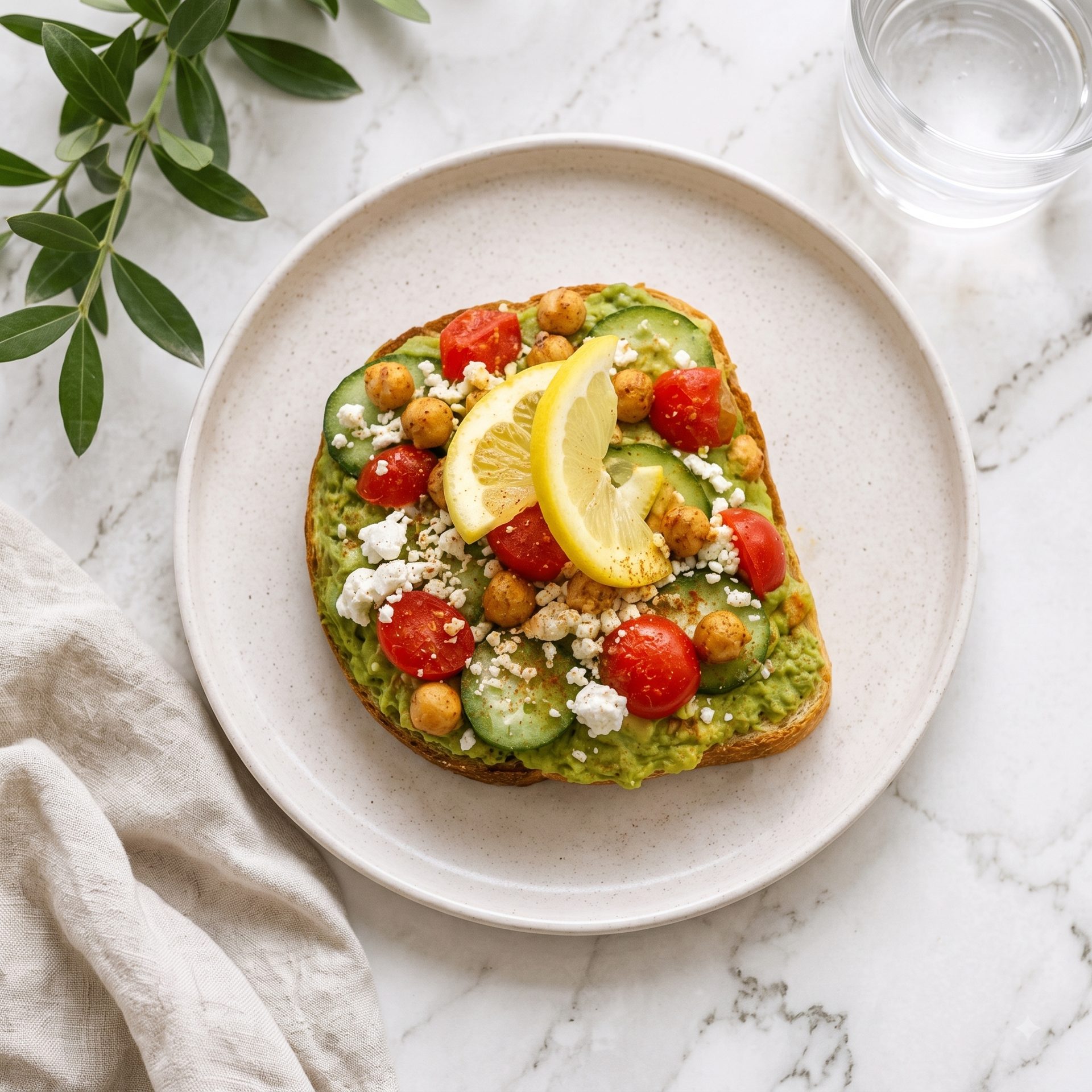 NEW! Feta Avocado Toast
